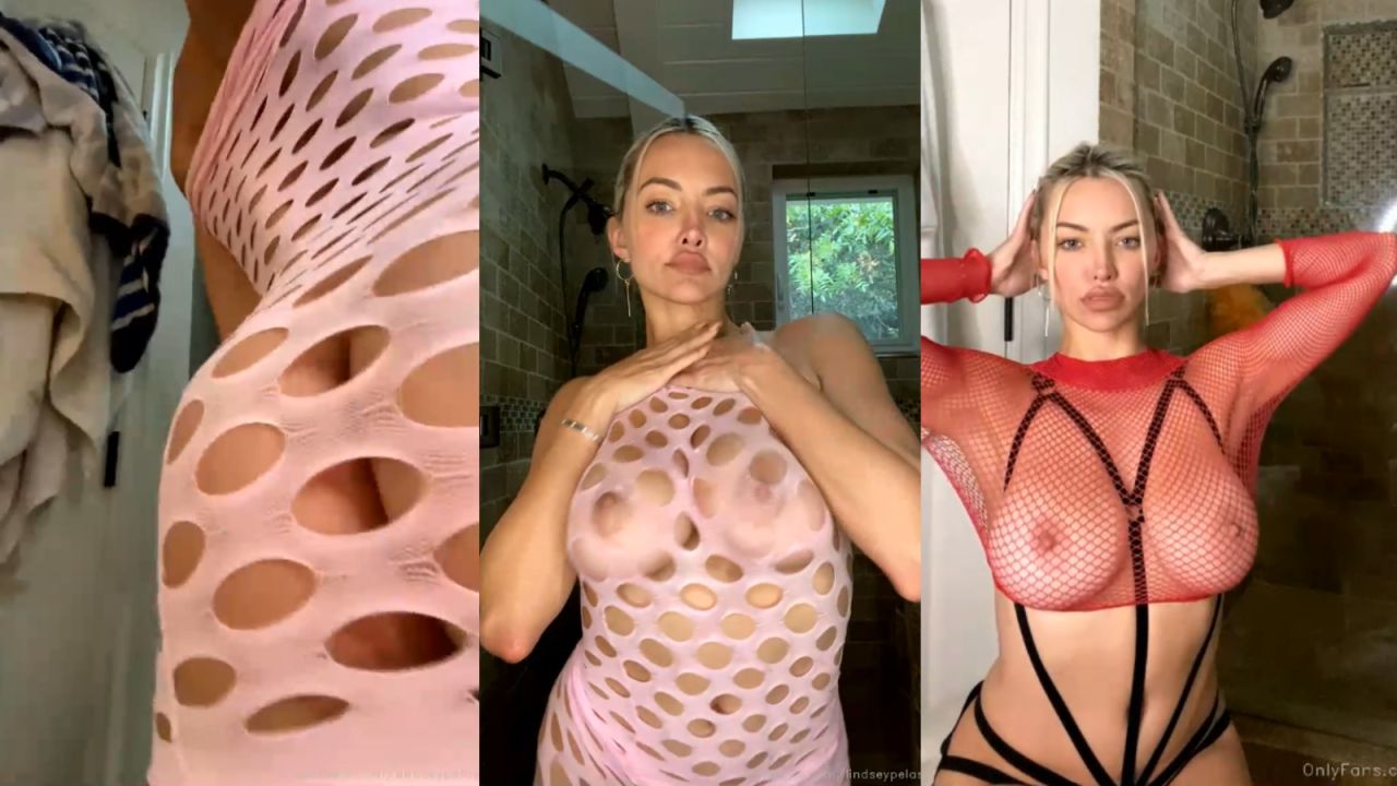 Lindsey Pelas Fishnet Dress Livestream Video Leaked