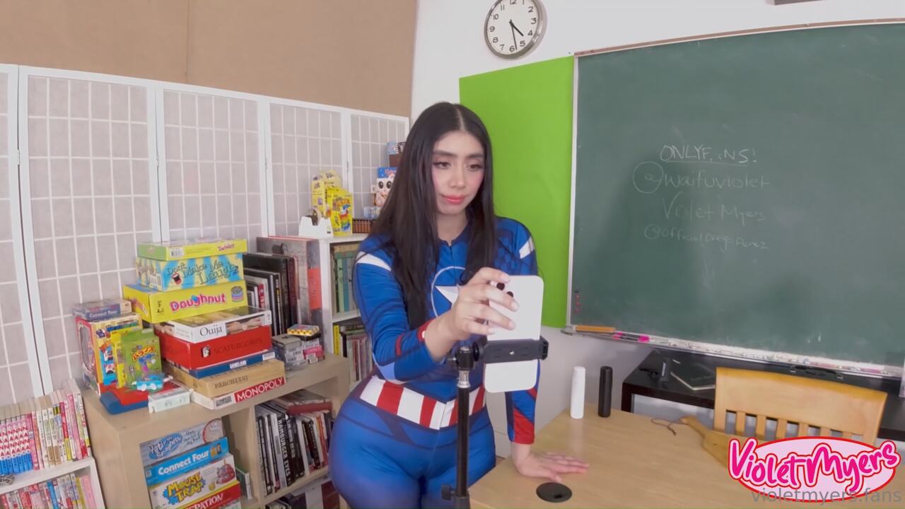 Violet Myers Captain America Porn Video Leaked