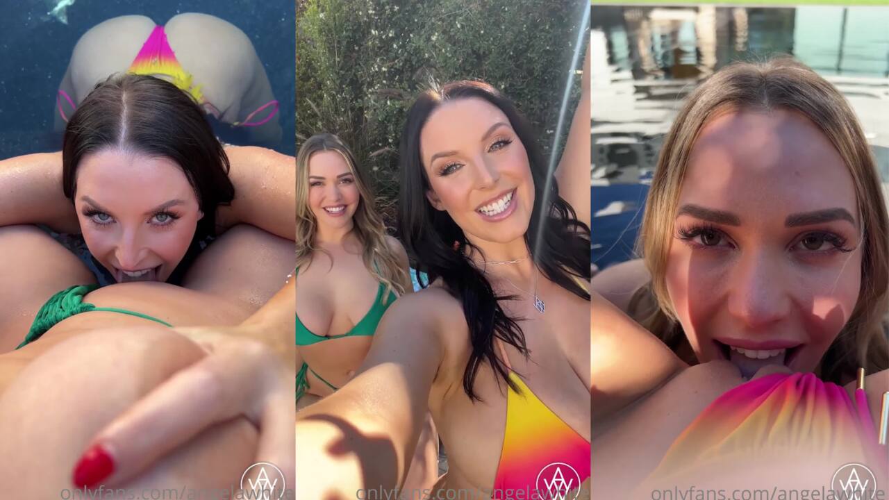 Angela White Pool GG With Mia Malkova Video Leaked