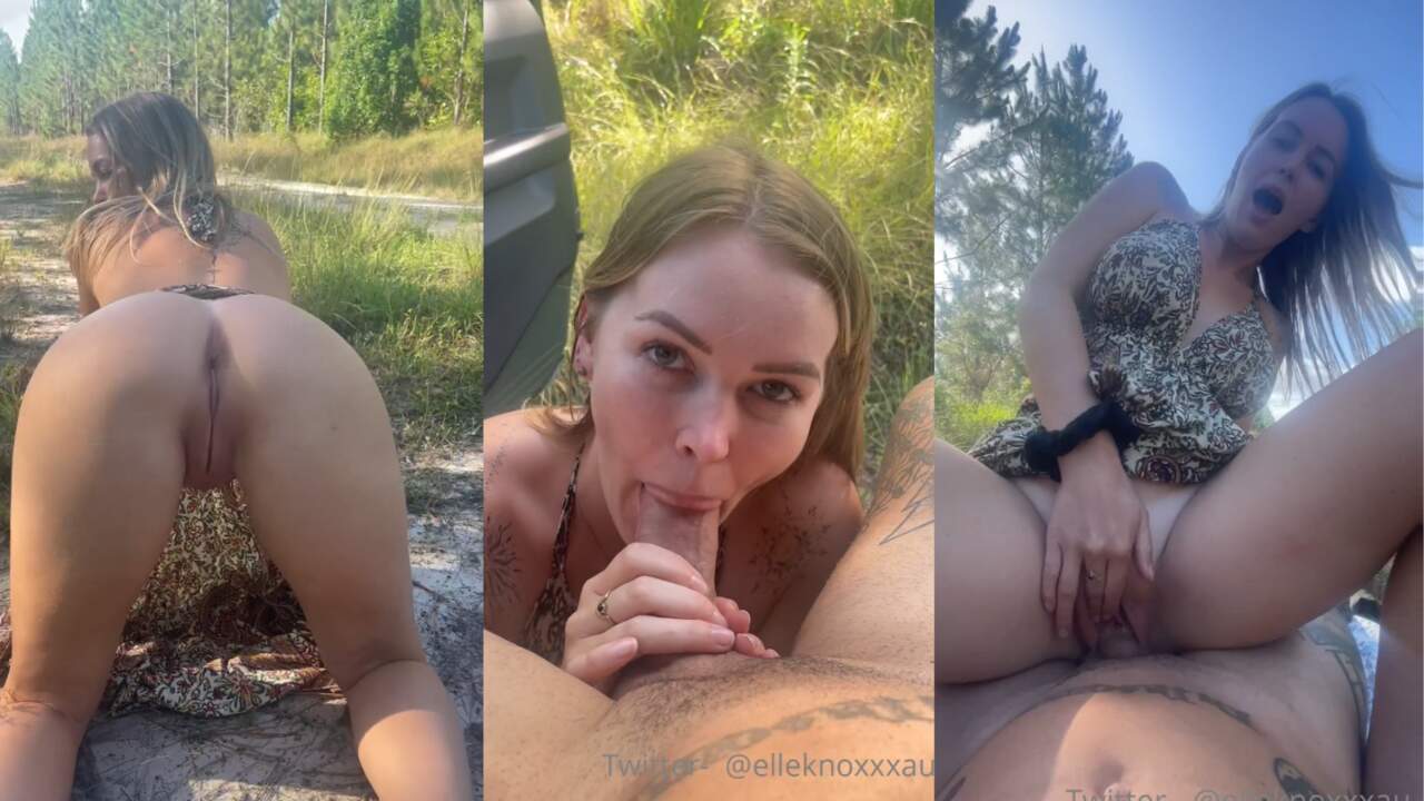 Elle Knox Outdoor Sextape Video Leaked