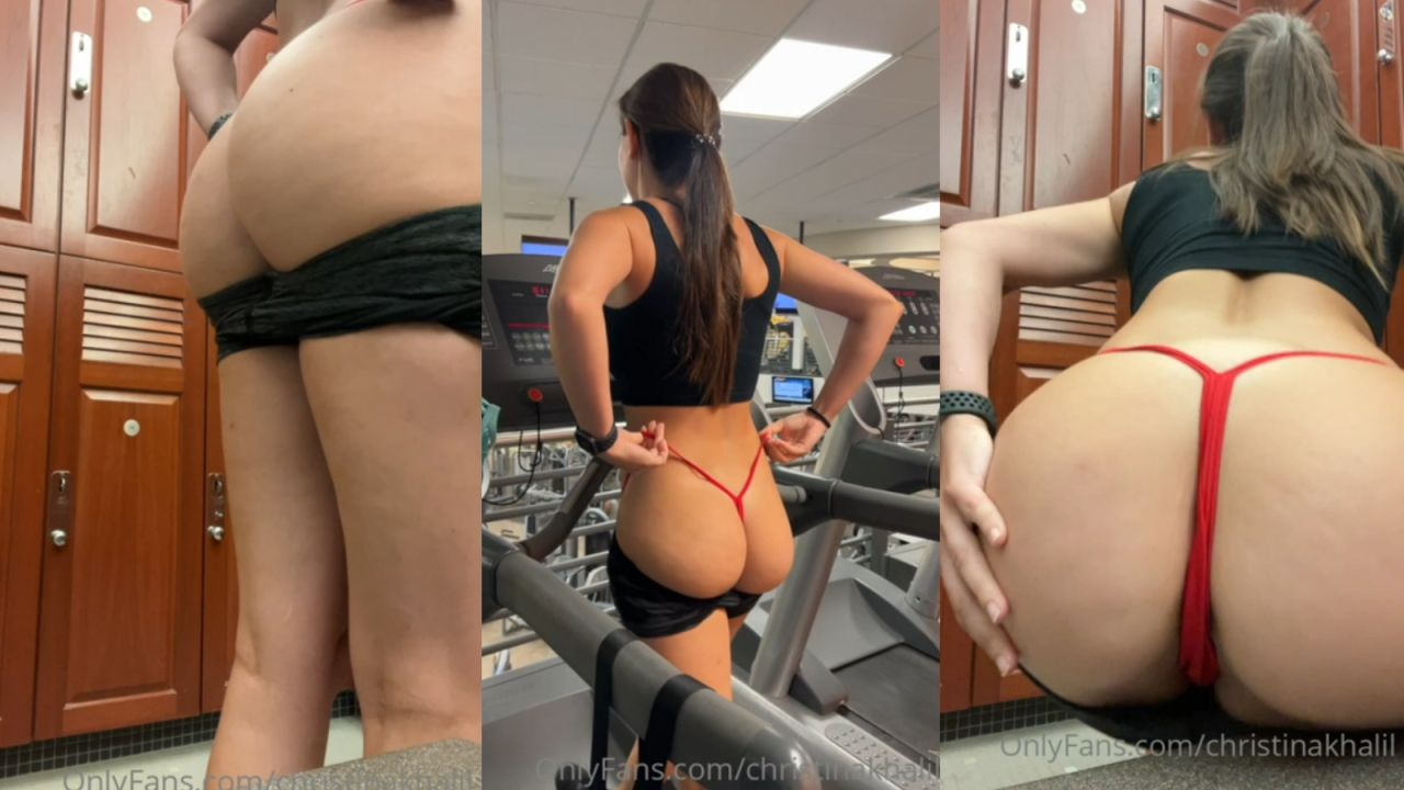 Christina Khalil Post Workout Ass Tease Video Leaked