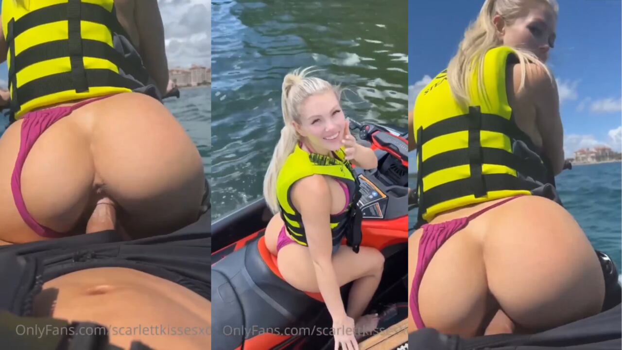 ScarlettKissesXO Jet Skiing Sextape Video Leaked