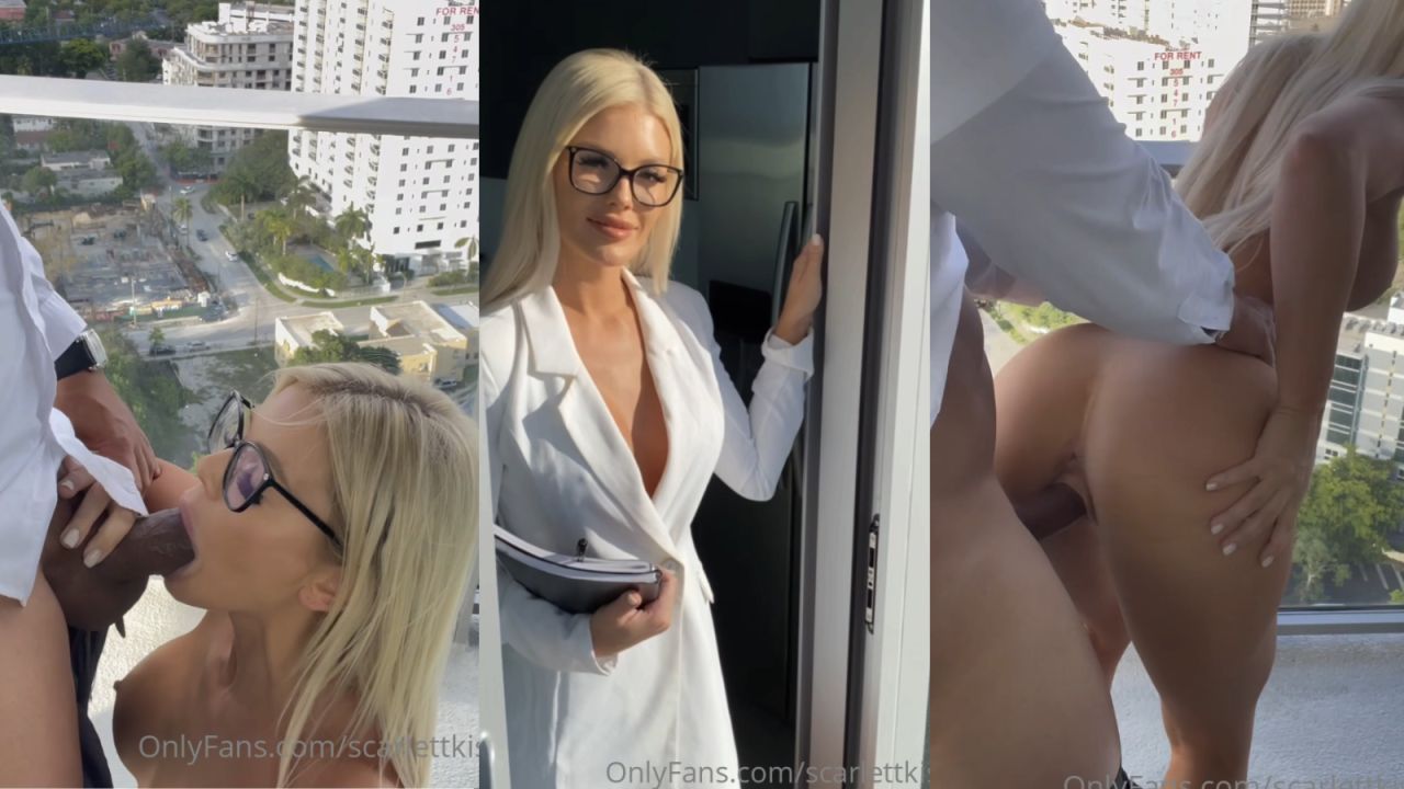 ScarlettKissesXO Real Estate Agent Sextape Video Leaked