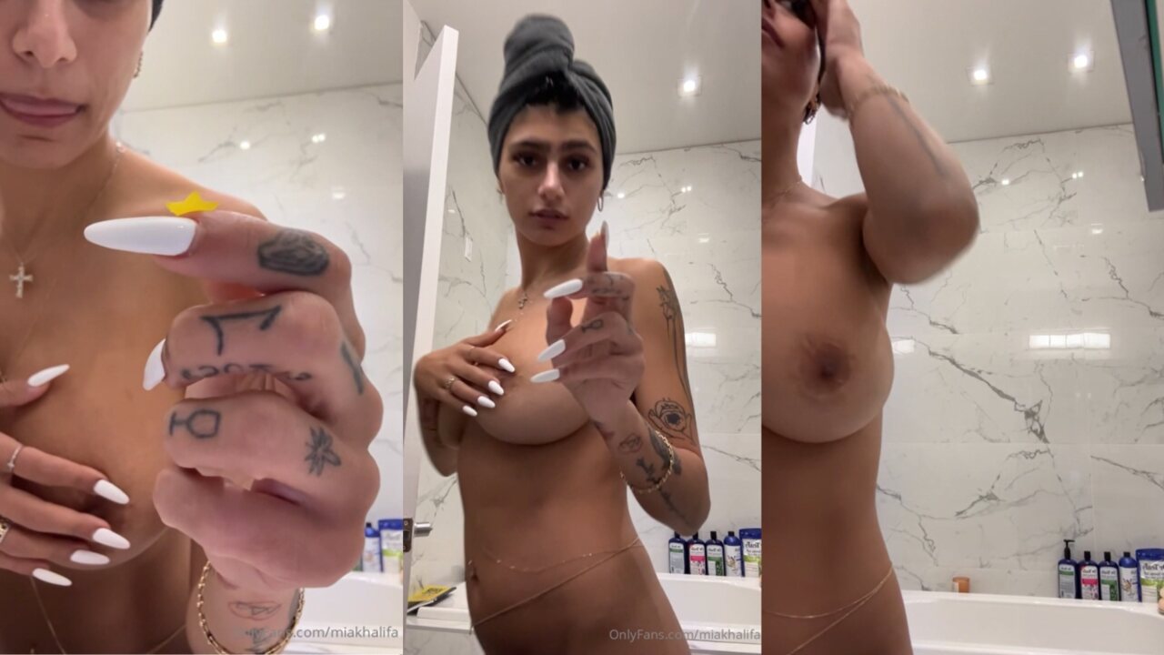 Mia Khalifa Nipple Tease Video Leaked